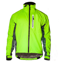 windproof lightweight cycling jacket with reflective trim
